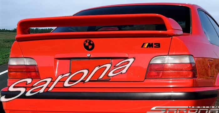 Custom BMW 3 Series Trunk Wing  Sedan (1992 - 1998) - $359.00 (Part #BM-066-TW)